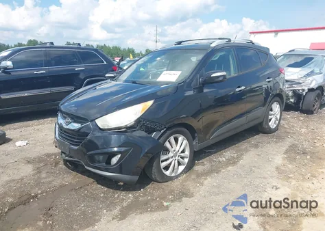 2013 Hyundai Tucson Limited z USA, uszkodzony, nr VIN KM8JU3AC6DU737250